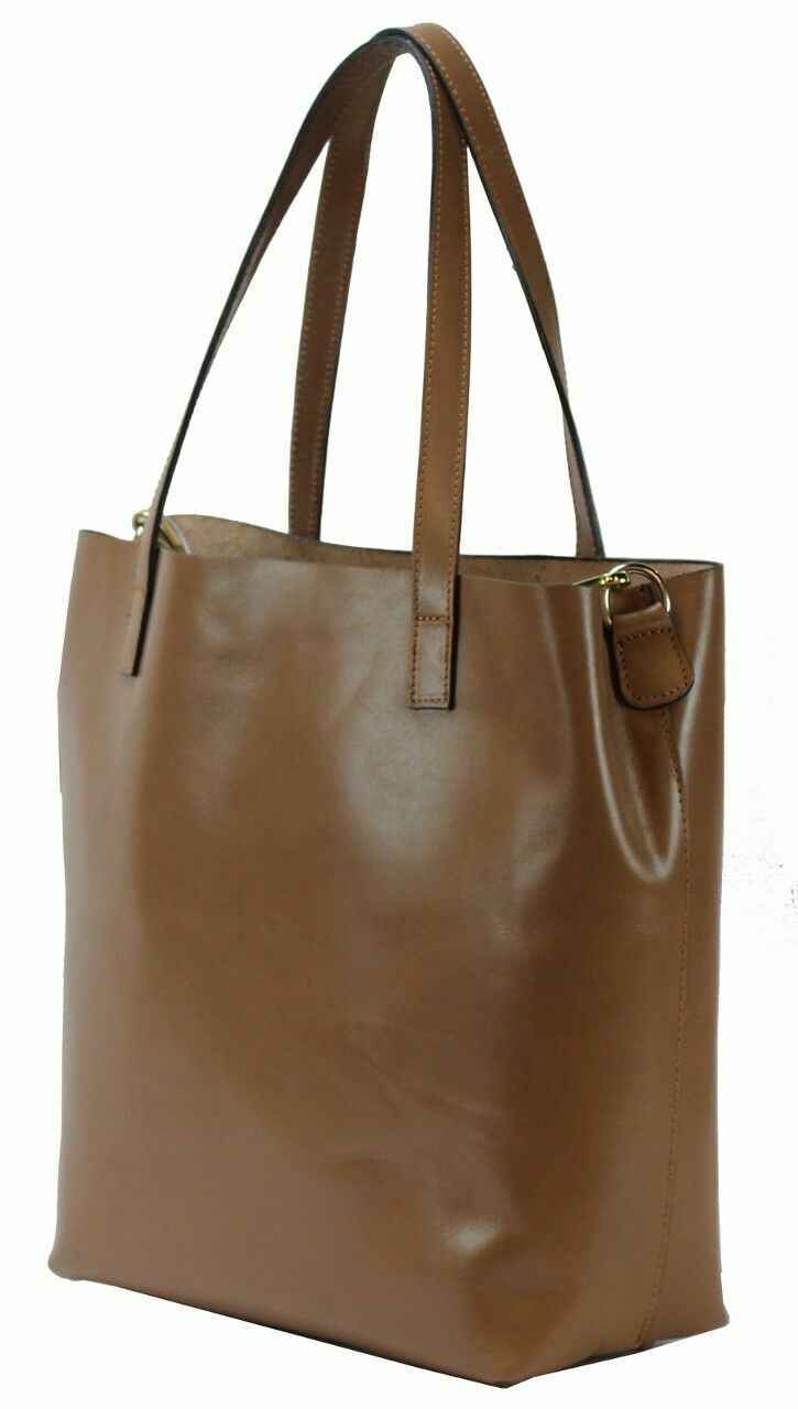 BZNA Berlin XXL Luxus Shopper ECHT LEDER Tasche Damentasche Beige Leather