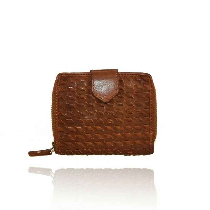 BZNA Berlin Suzi Braun Wallet Leather Leder Portemonnaie Geldbörse Clutch