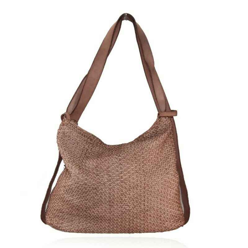 BZNA Berlin Xari Rosa  Backpacker Rucksack Schultertasche Beutel Bag Leder