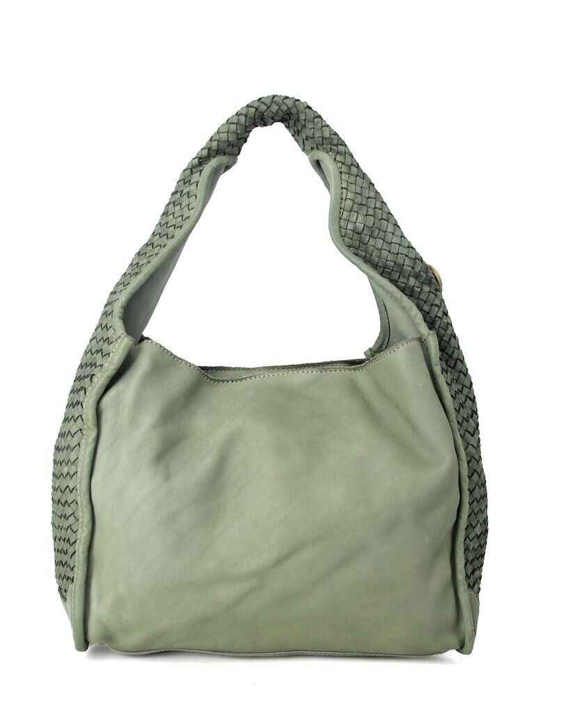 BZNA Umhängetasche Pani Grün Designer Beutel Handtasche Umhängetasche
