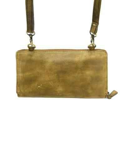 BZNA Berlin Dilan Gelb Wallet Leder Schulter Portemonnaie Geldbörse Clutch