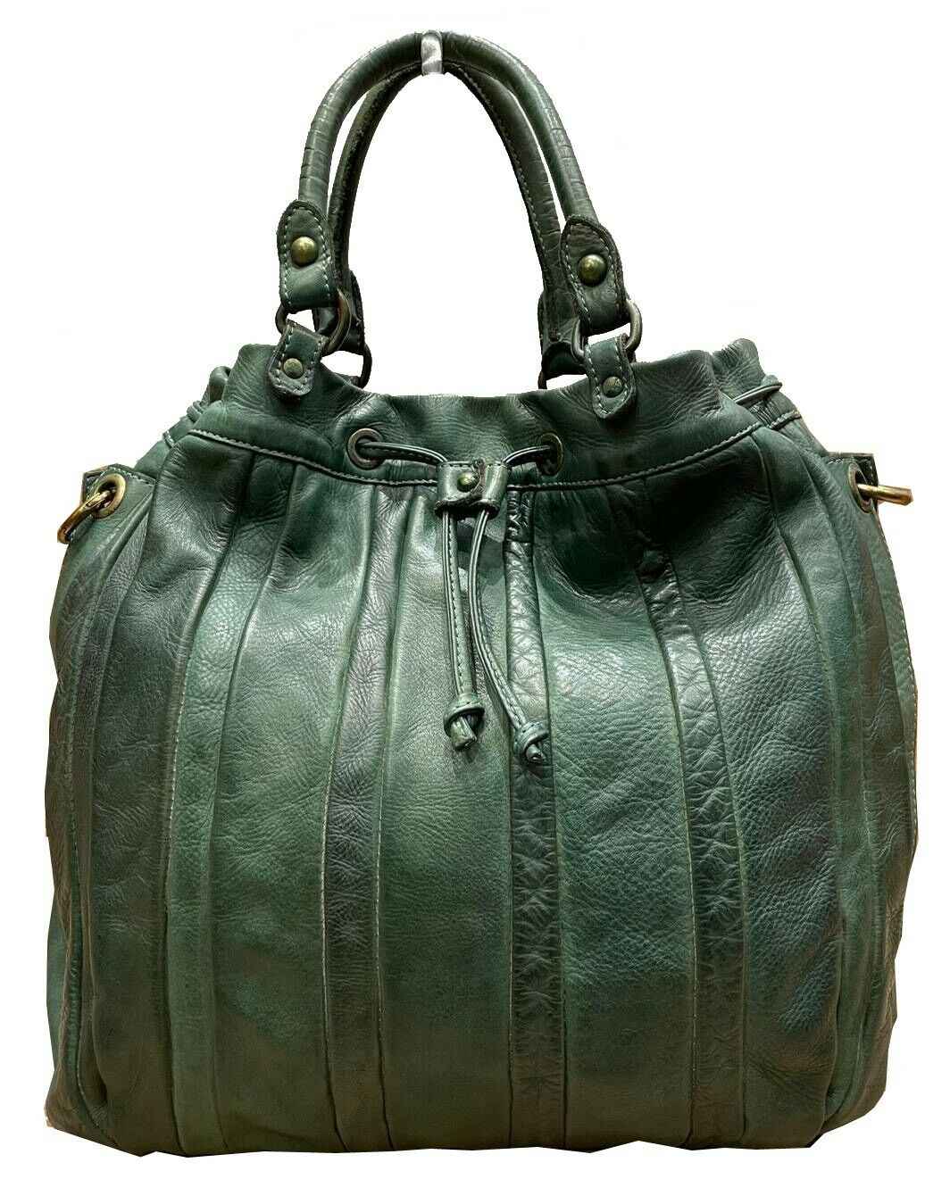 BZNA Bag Thora Grün Italy Designer Damen Handtasche Schultertasche Tasche