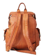 Load image into Gallery viewer, BZNA Rucksack Kairo Schwarz Designer Backpacker Leder
