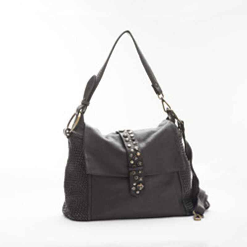 BZNA Bag Amanda Black Italy Designer Messenger Damen Handtasche Schultertasche