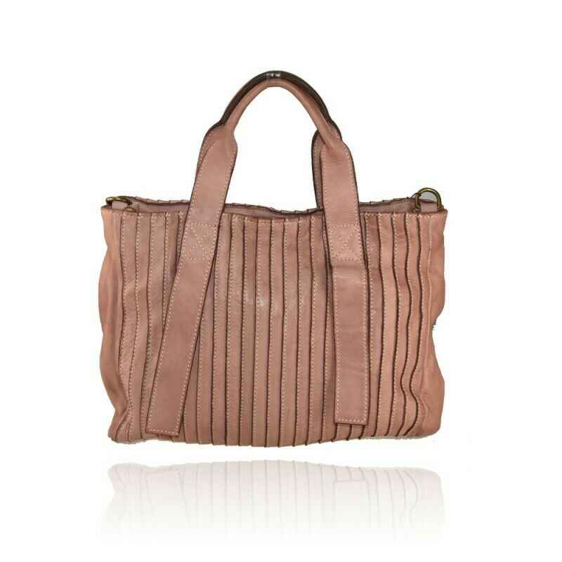 BZNA Bag Stine Rosa Italy Designer Damen Handtasche Schultertasche Tasche