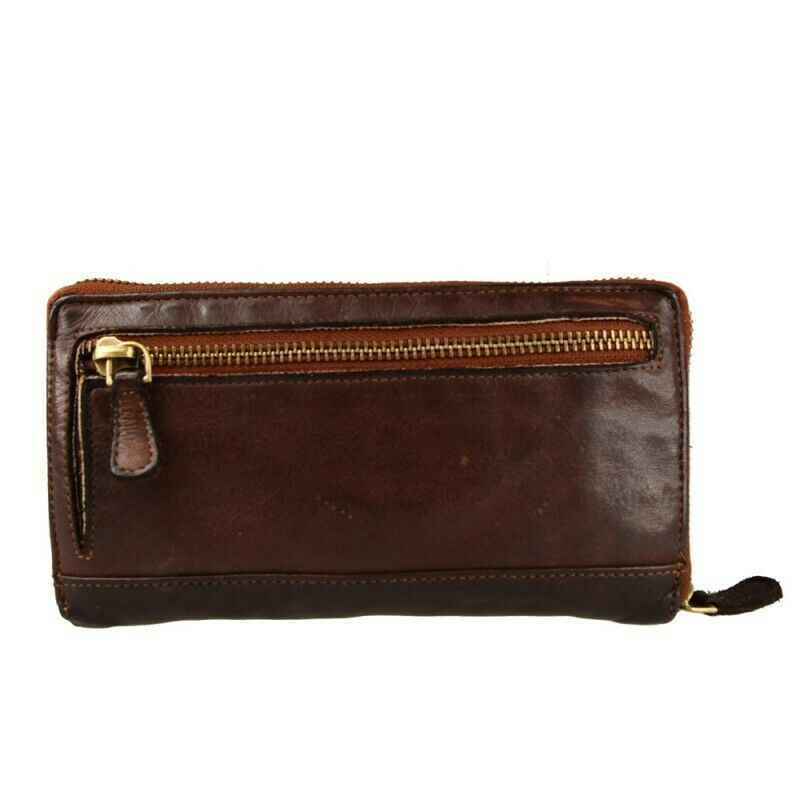BZNA Berlin Willa cognac Wallet sheep Leather Leder Portemonnaie Geldbörse Neu