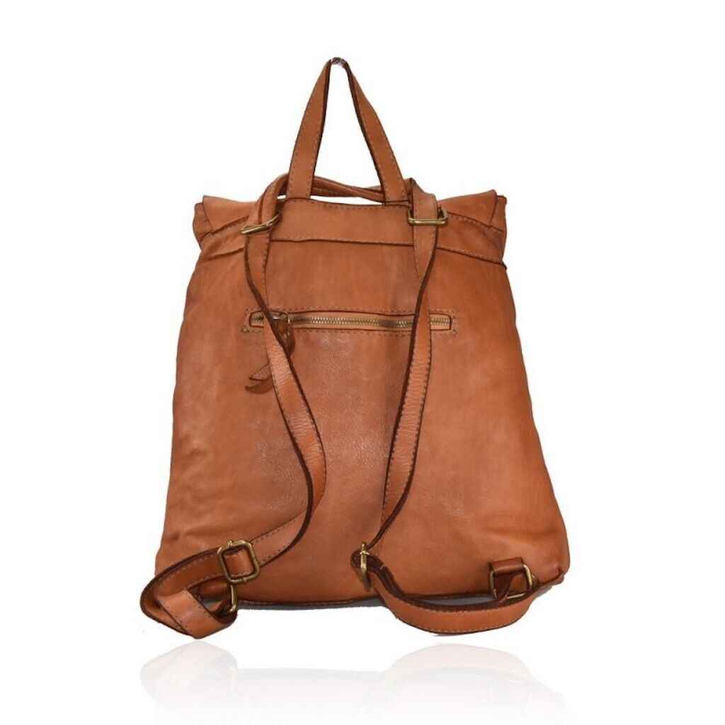 BZNA Bag Piana Beige Italy Rucksack Backpacker Designer Tasche