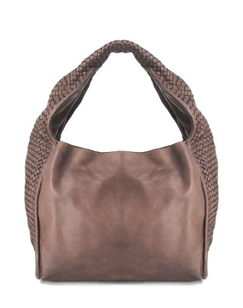 BZNA Umhängetasche Pani Braun Designer Beutel Handtasche Umhängetasche