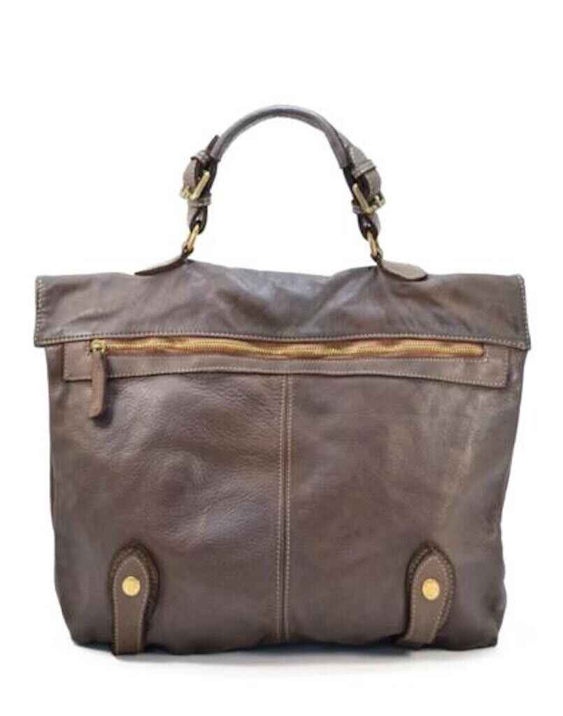 BZNA Berlin Ricko Braun Vintage Business Aktentasche Handtasche Damentasche