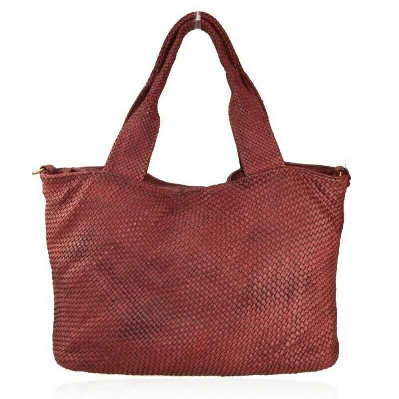 BZNA Bag Sana Rot Italy Designer Damen Handtasche Schultertasche Tasche