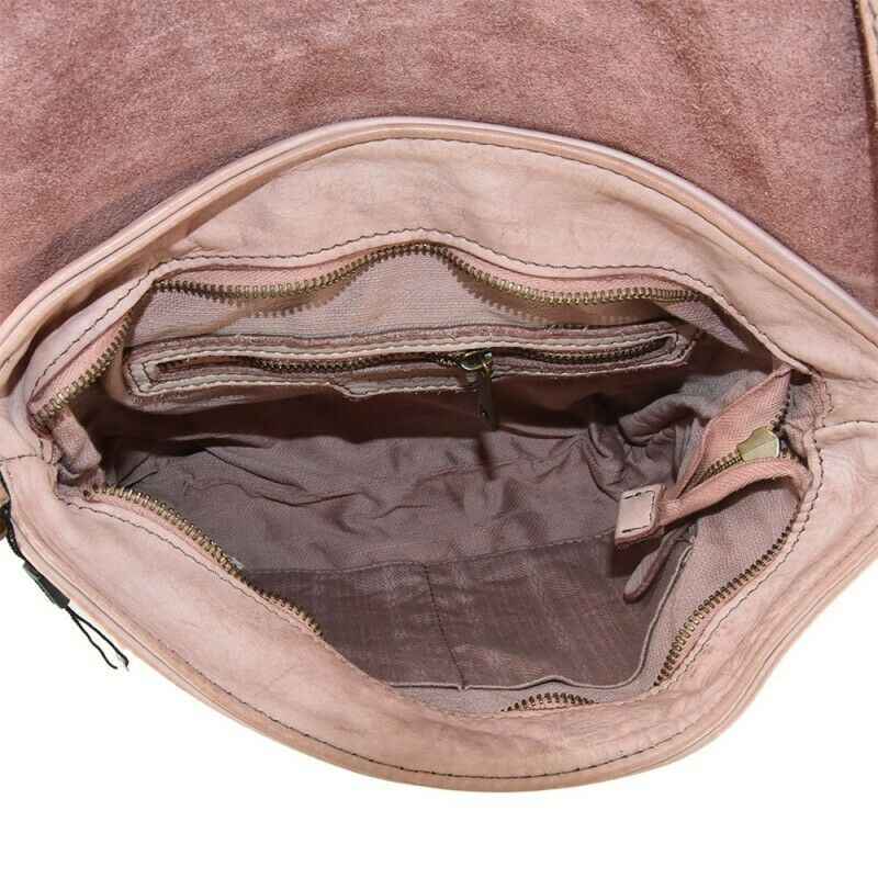 BZNA Bag Pina Blau Italy Designer Messenger Damen Handtasche Schultertasche