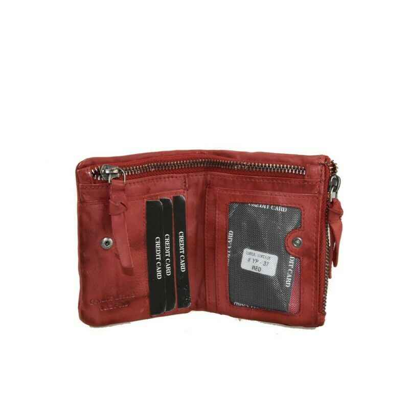 BZNA Berlin Sierra Schwarz Wallet Leather Leder Portemonnaie Geldbörse Clutch