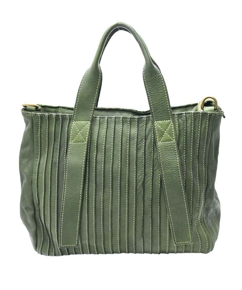 BZNA Bag Stine Grün Italy Designer Damen Handtasche Schultertasche Tasche