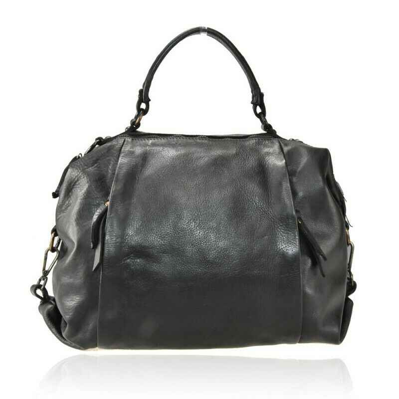 BZNA Bag Lia Schwarz Italy Designer Messenger Damen Handtasche Schultertasche