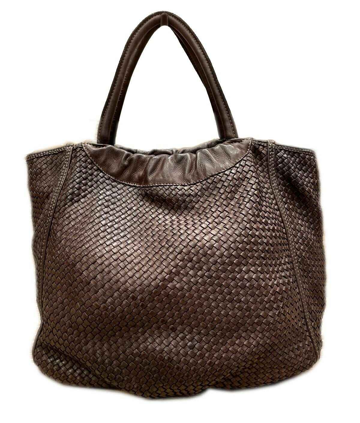 BZNA Bag Madita Braun Italy Designer Damen Handtasche Schultertasche Tasche