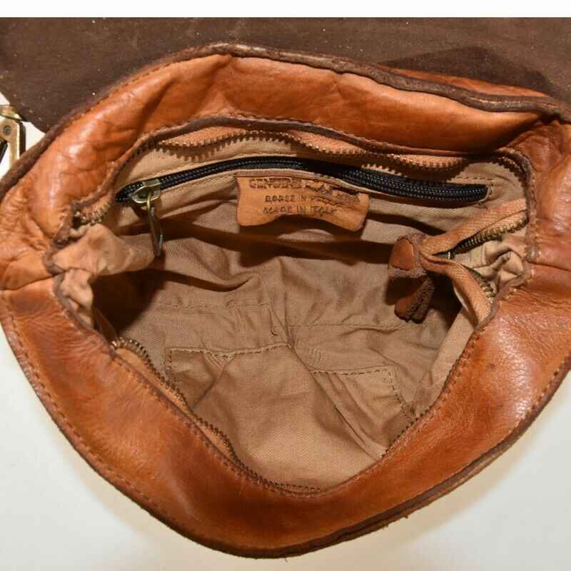 BZNA Bag Thea Gelb Italy Designer Beutel Umhängetasche Damen Handtasche Leder