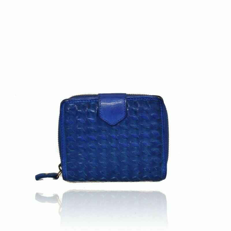 BZNA Berlin Suzi Blau Wallet Leather Leder Portemonnaie Geldbörse Clutch