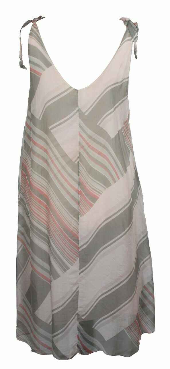 BZNA Ibiza Empire Dress Rosa Sommer Kleid Seidenkleid Damen Seide Silk