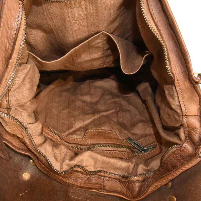 BZNA Bag Talea Gelb Backpacker Rucksack Damenhandtasche Schultertasche