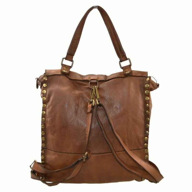 BZNA Bag Talea Gelb Backpacker Rucksack Damenhandtasche Schultertasche