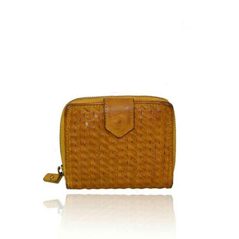 BZNA Berlin Suzi Gelb Wallet Leather Leder Portemonnaie Geldbörse Clutch