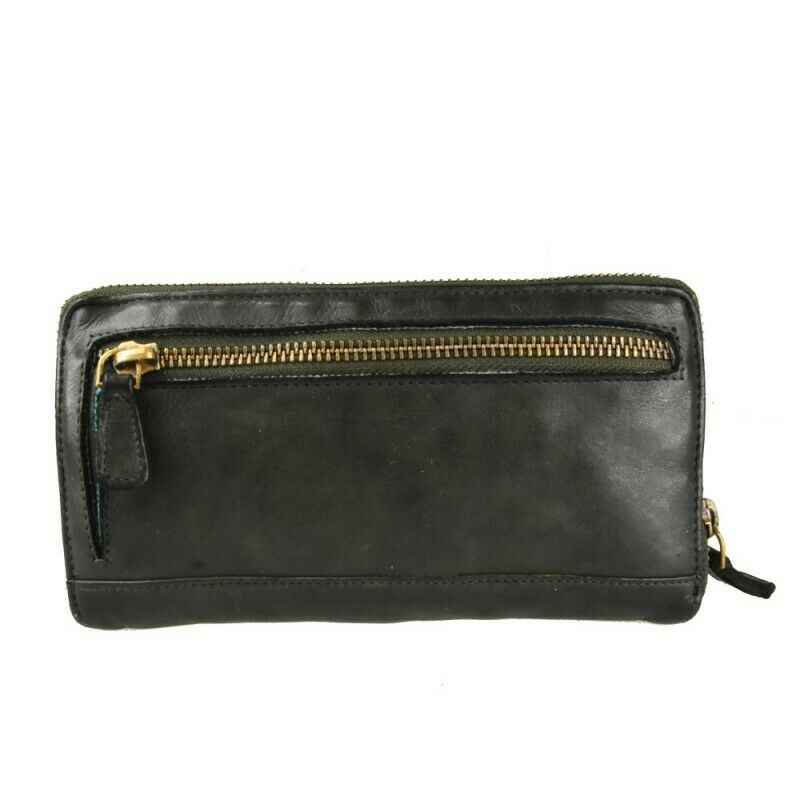 BZNA Berlin Willa Grün Wallet sheep Leather Leder Portemonnaie Geldbörse Neu