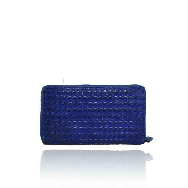 BZNA Berlin Tessa Blau Wallet Leather Leder Portemonnaie Geldbörse Clutch