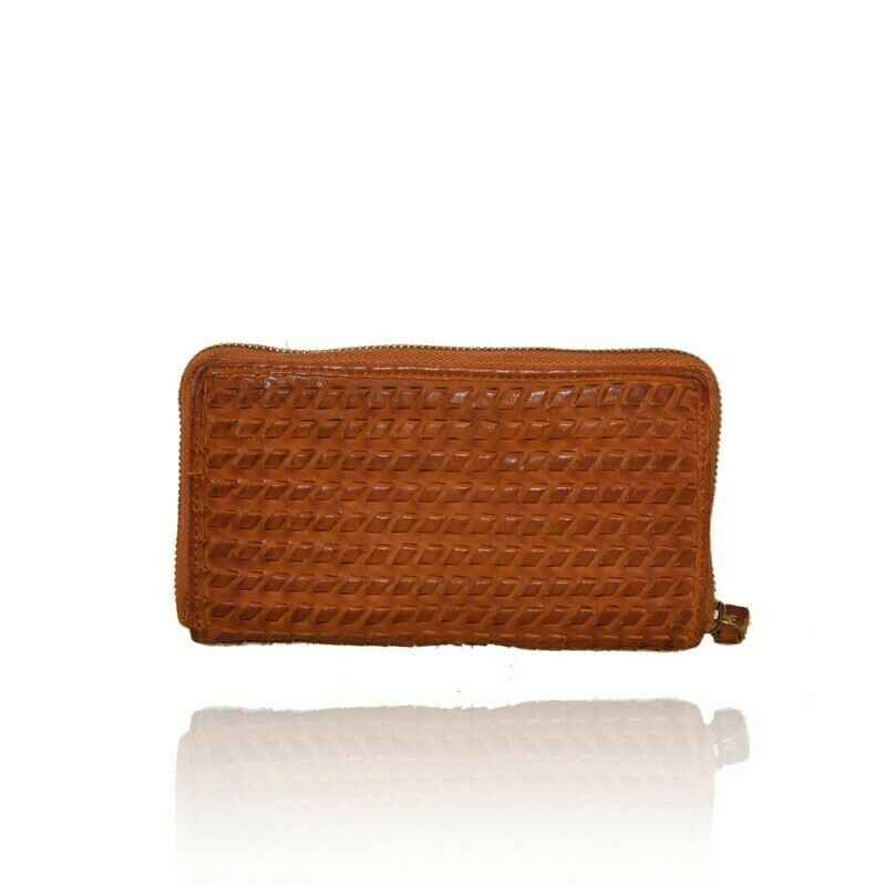 BZNA Berlin Tessa Cognac B  Wallet Leather Leder Portemonnaie Geldbörse Clutch
