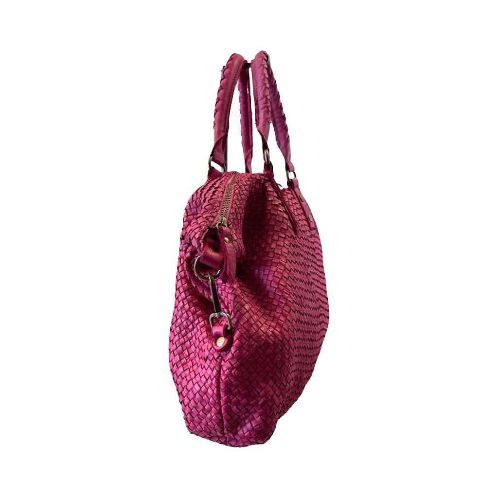 BZNA Bag Olivia Pink Shopper Tasche Schultertasche Handtasche Designer Leder