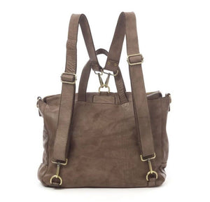 BZNA Bag Rucksack Smilla Braun Backpacker Designer Rucksack Damenhandtasche Schultertasche (Kopie)