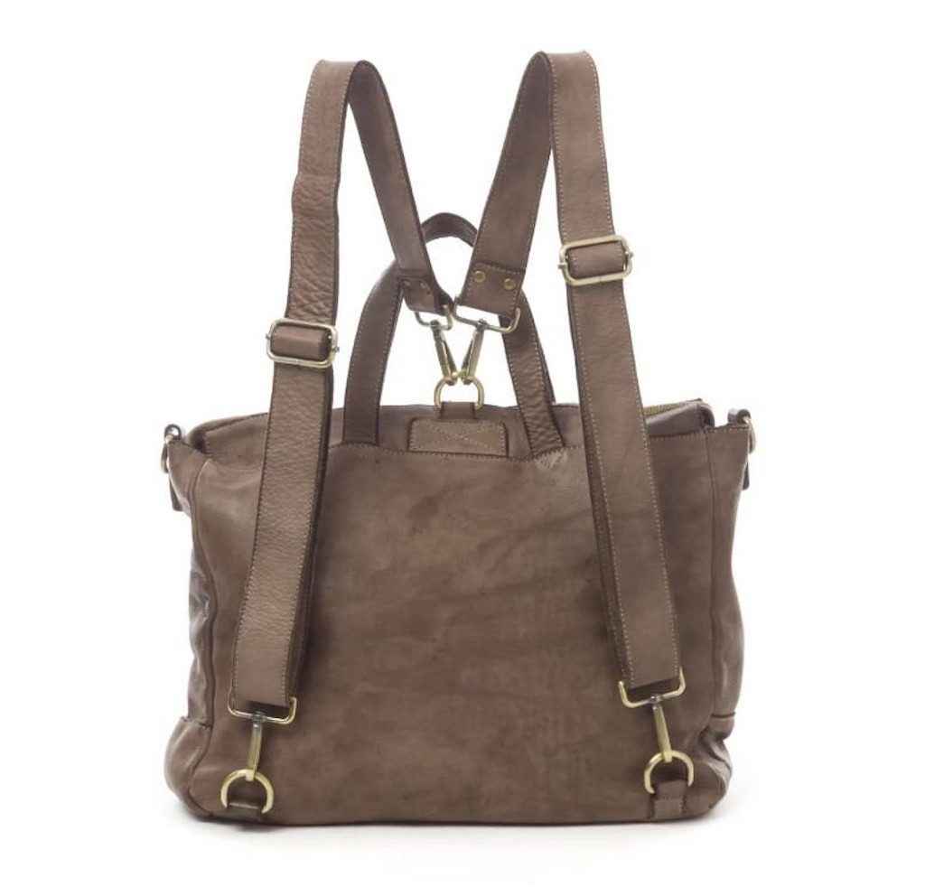 BZNA Bag Rucksack Smilla Braun Backpacker Designer Rucksack Damenhandtasche Schultertasche (Kopie)