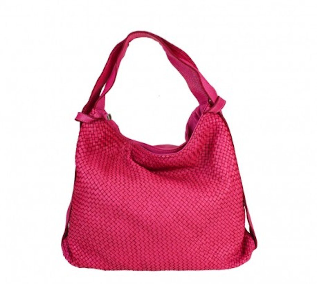 BZNA Berlin Xari Pink  Backpacker Rucksack Schultertasche Beutel Bag Leder - B Z N A