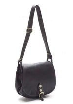 Lade das Bild in den Galerie-Viewer, BZNA Schultertasche Taina Schwarz Italy Designer Handtasche Ledertasche Umhängetasche - B Z N A
