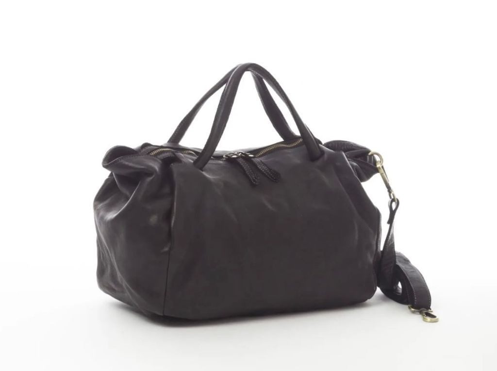 BZNA Bag Diana Schwarz Italy Designer Damen Handtasche Schultertasche Tasche Leder Neu - B Z N A