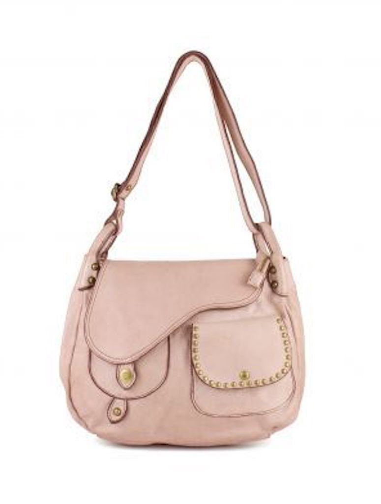BZNA Bag Malea Rosa italy Designer Leder Schulter Ledertasche Umhänge Tasche - B Z N A