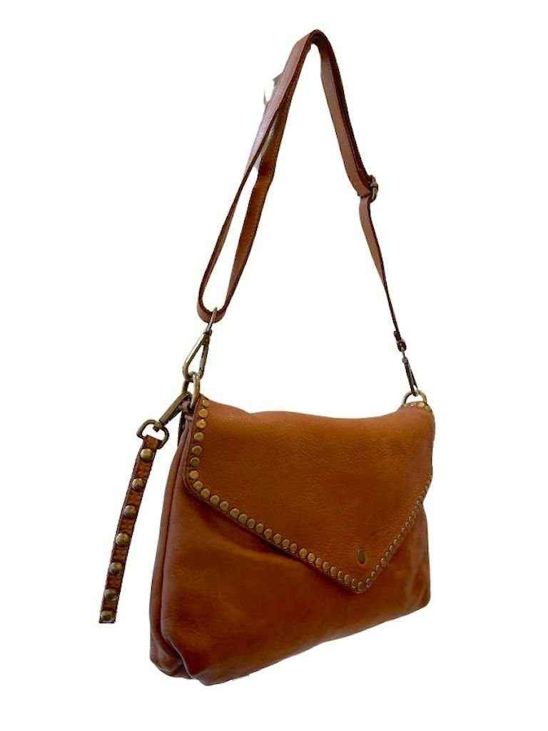BZNA Bag Doria Schwarz Clutch Italy Designer Damen Umhängetasche Schultertasche Neu
