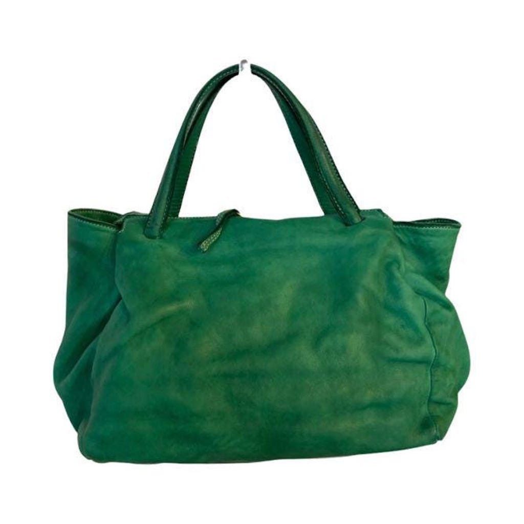 BZNA Bag Diana Grün Brilliant Italy Designer Damen Handtasche Schultertasche Tasche Leder Neu - B Z N A