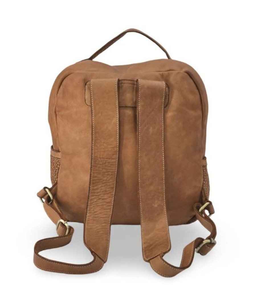 BZNA Bag Rob Braun Braided Backpacker Designer Rucksack Ledertasche