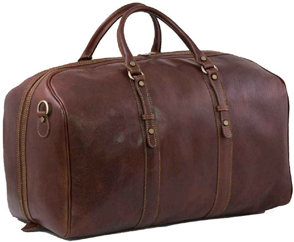 BZNA Firenze Bag Nicola Grande braun Weekender Reisetasche Business Bag Italy Handtasche Tasche Leder Neu