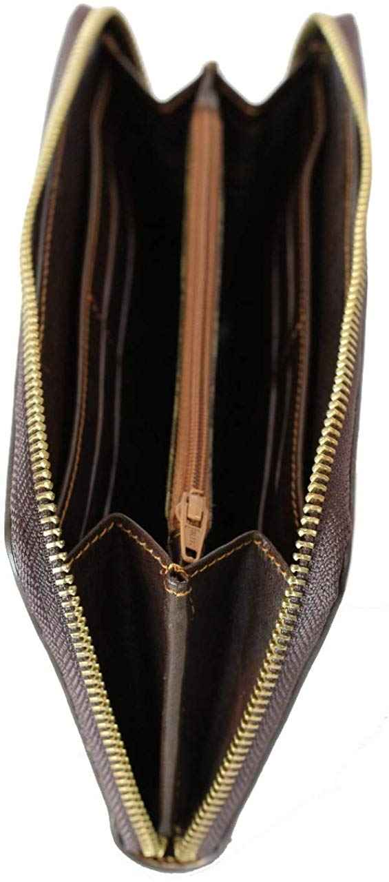 BZNA Firenze Riva moro Wallet vegetable tanned Leather Leder Portemonnaie Geldbörse Neu