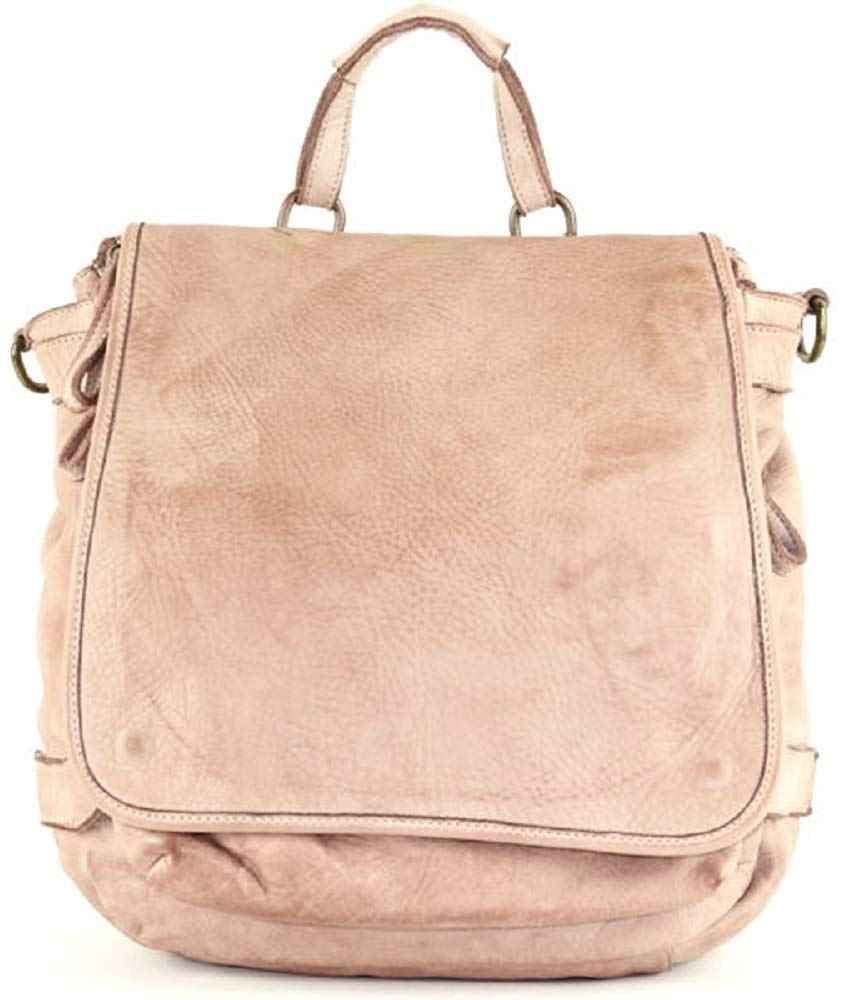BZNA Bag Anna rosa Backpacker Designer Rucksack Ledertasche Damenhandtasche Schultertasche Leder Nappa sheep ItalyNeu
