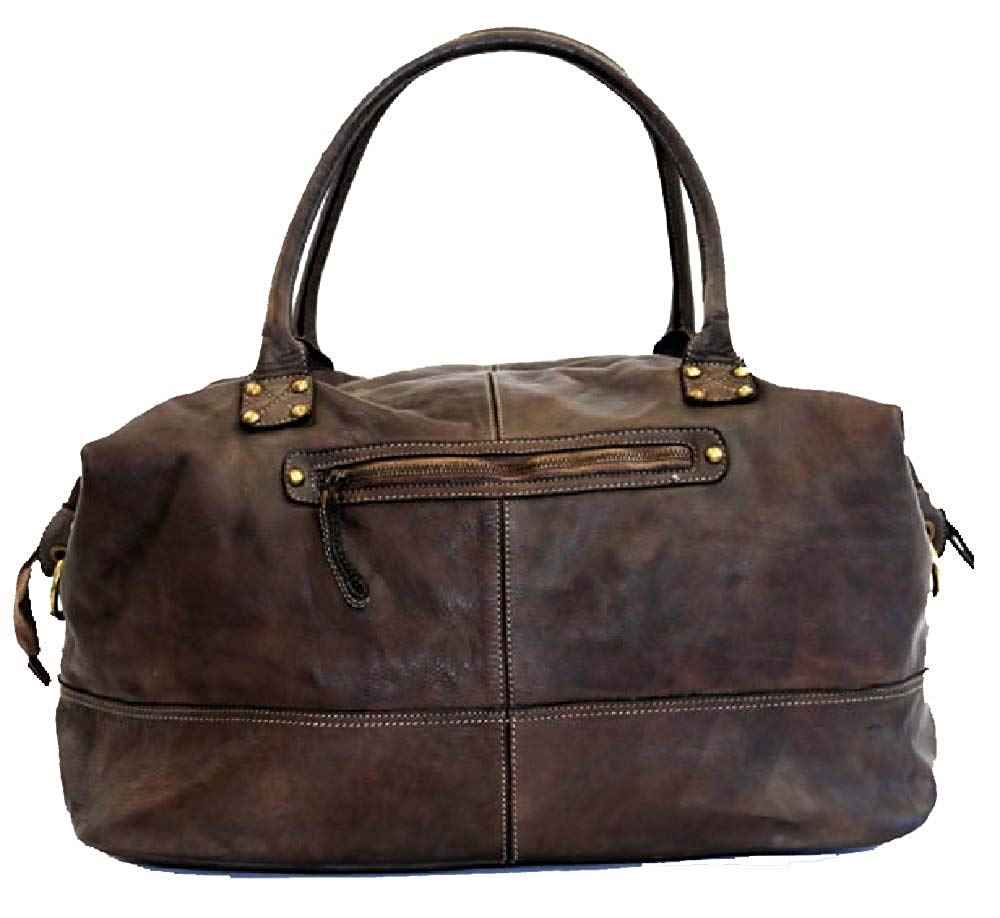 BZNA Bag Joe Braun Italy Designer Weekender Damen Reise Tasche Handtasche Schultertasche Leder Shopper Neu