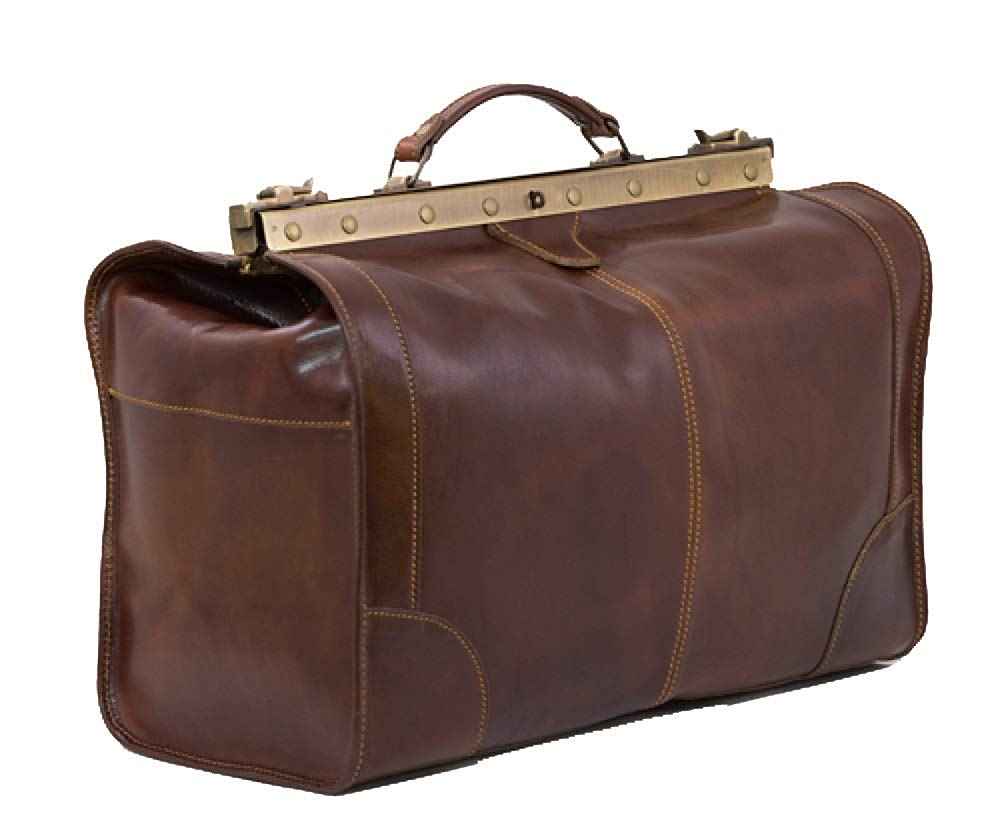 BZNA Firenze Bag Mario Grande braun Weekender Koffer Reisetasche Business Bag Italy Designer Damen Handtasche Tasche Leder Neu