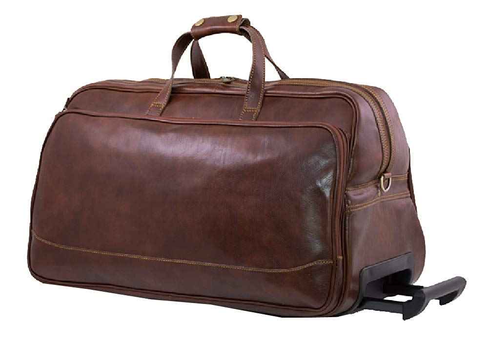 BZNA Firenze Bag Domenico Grande braun Trolley Weekender Rollkoffer Reisetasche Business Bag Italy Handtasche Tasche Leder Neu