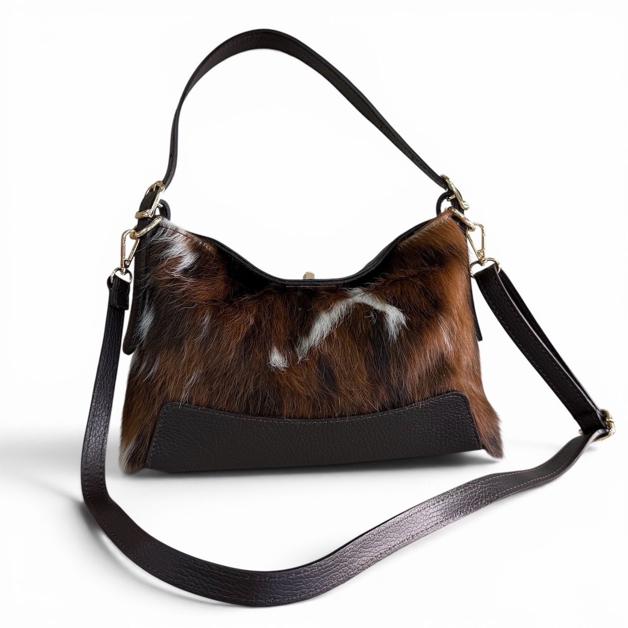 BZNA Bag BO6889 Cavalino Echtfell Italy Damen Shopper Handtasche Schultertasche Tasche - B Z N A