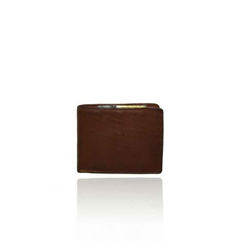 BZNA Berlin Ronny Braun Wallet Leather Leder Portemonnaie Geldbörse Clutch