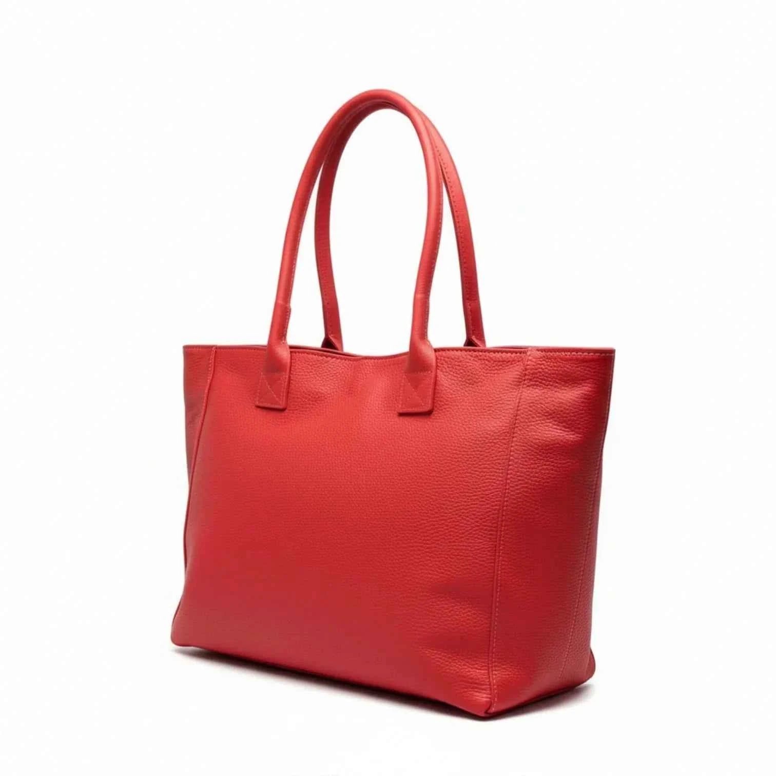 BZNA Bag Ladiva Rot Leder Italy Damen Shopper Handtasche Schultertasche Tasche