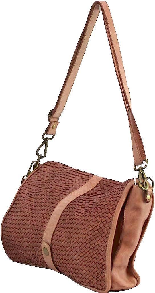 BZNA Berlin Bag Lola Rosa Italy Designer Clutch Umhängetasche Damen Handtasche Schultertasche Tasche Leder Shopper Neu