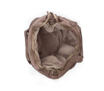 Load image into Gallery viewer, BZNA Bag Xenia Taupe Italy Designer Damen Handtasche Tasche Leder Shopper
