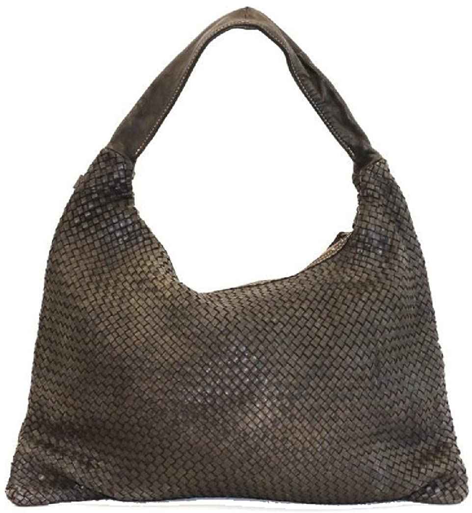 BZNA Bag Mattia Braun Italy Designer Damen Handtasche Schultertasche Tasche Leder Shopper Neu